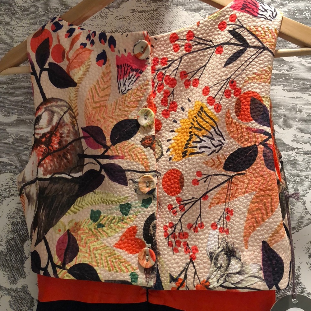 Eva Franco Aria Dress in Birds and Bees print - Picture 5 of 8